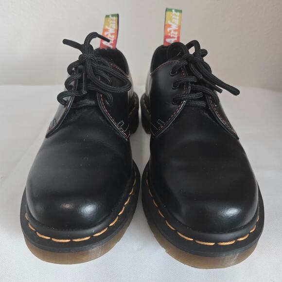 *NEW Dr. Martens 1461 For Pride Smooth Leather Oxford Shoes Womens US 6 Rainbow - Picture 5 of 8